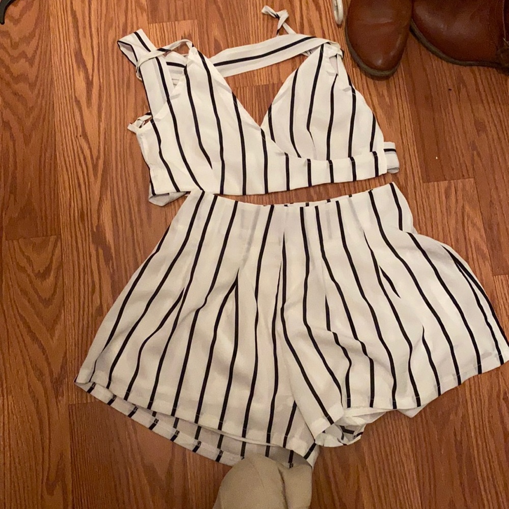 Two piece. Never worn.